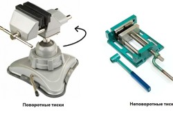 Виды слесарных тисков